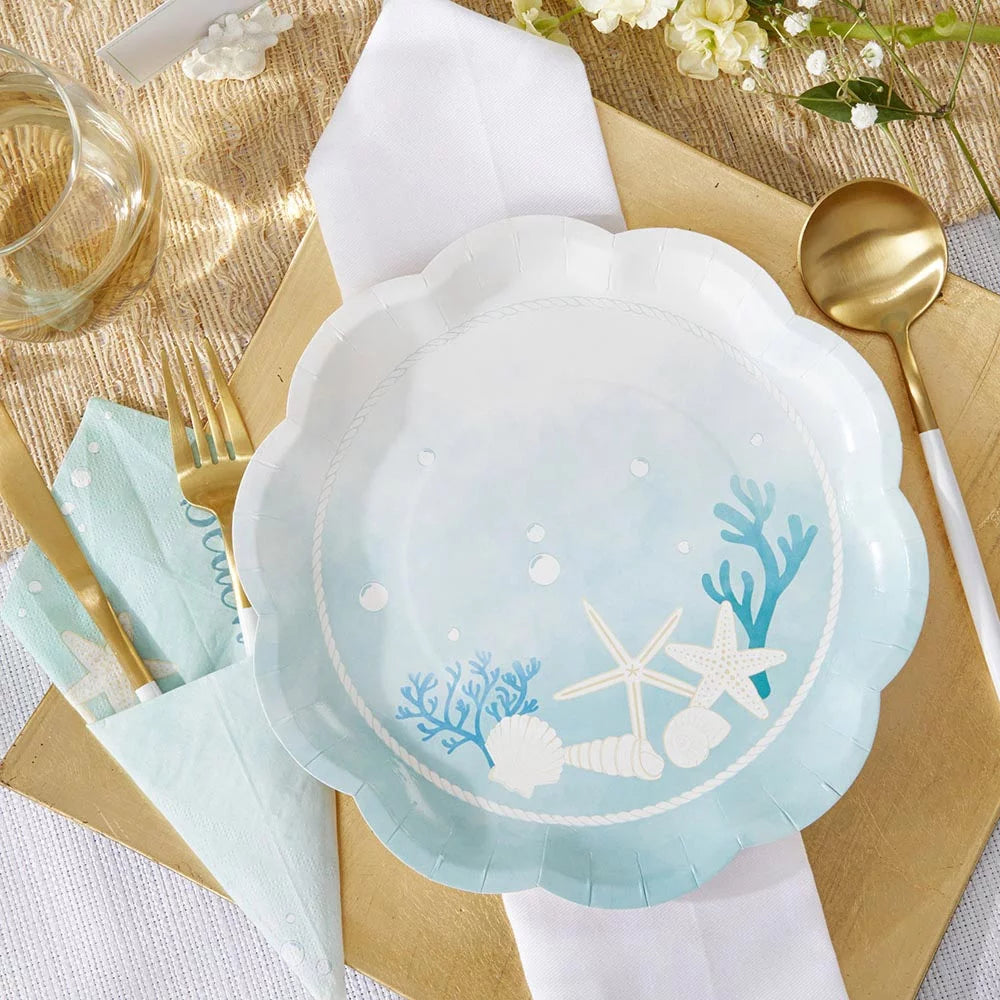 32 Pcs 9 Inch Heavy Duty Disposable Paper Plates T69313