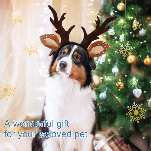 Dog Christmas Reindeer Headband K47004