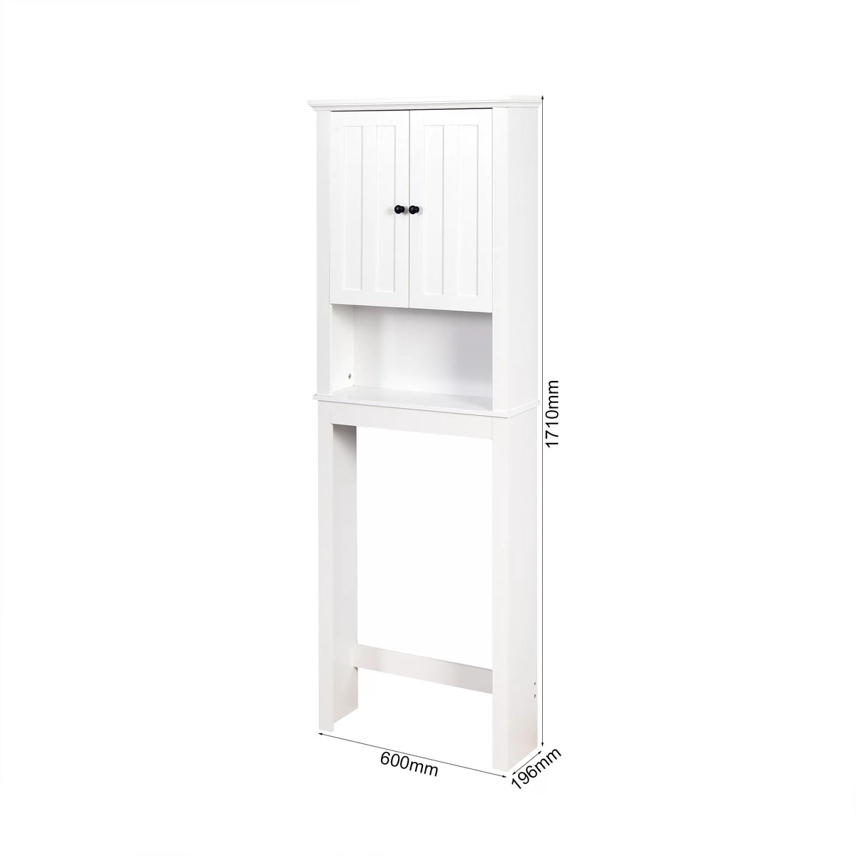 Wooden Over-The-Toilet Storage Cabinet with Adjustable Shelf X90277