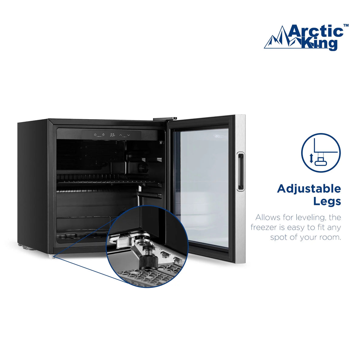 48-Can Beverage Fridge & Cooler with Electrical Control B493975