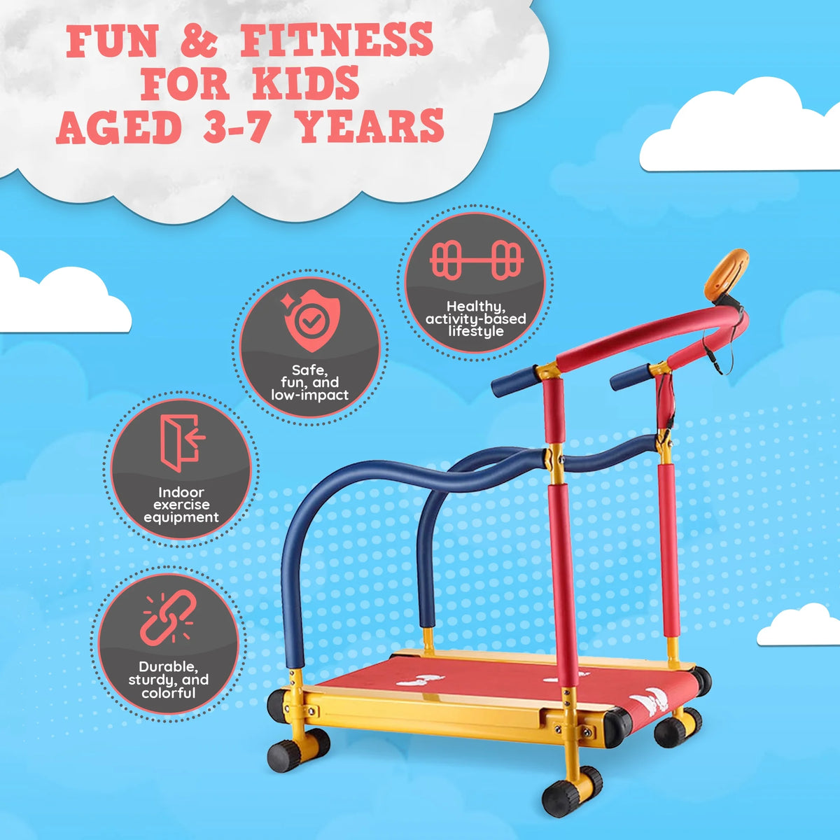Non-Motorized Children's Exercise Treadmill W233