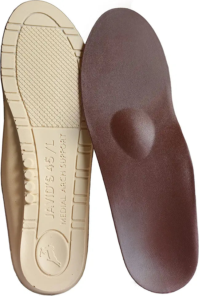 Synthetic Leather Orthotic Shoe Insole with Metatarsal Pad & Heel Cradle V922964