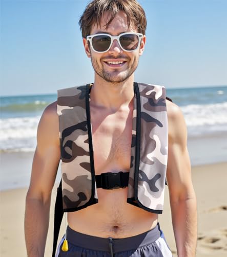 Inflatable Adjustable Snorkeling Vest S6206