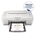 White Wired All-in-One Color Inkjet Printer S53455