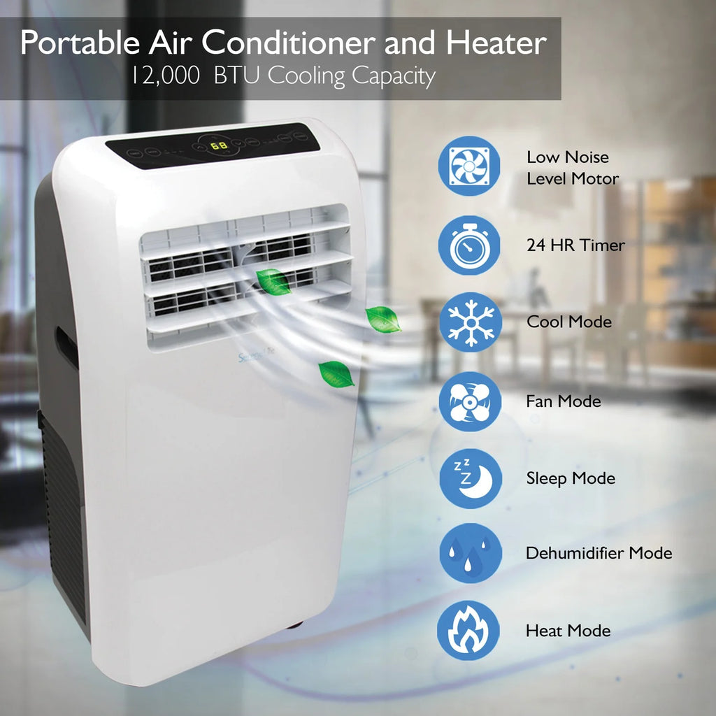 Portable 12000 BTU Air Conditioner & Heater A590107