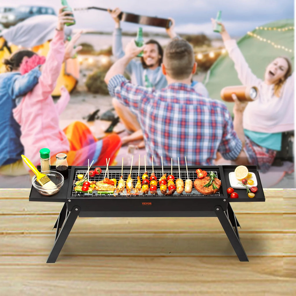 Foldable Portable Charcoal BBQ Grill Z345084