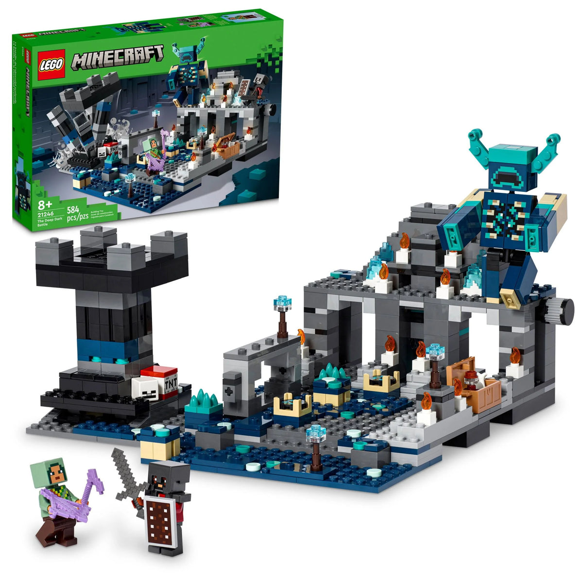 Minecraft Building Toy Set with Warden Figure P991