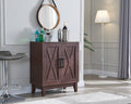 Small Mahogany Entry Cabinet with Sideboard S6781