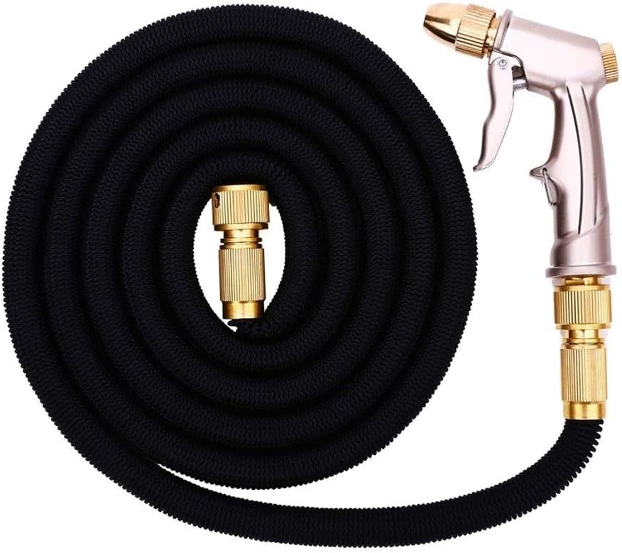 Flexible Expandable Garden Hose 50 Ft with Nozzle M6792