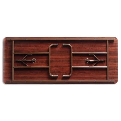 Rectangular Mahogany Wood Folding Table E5956