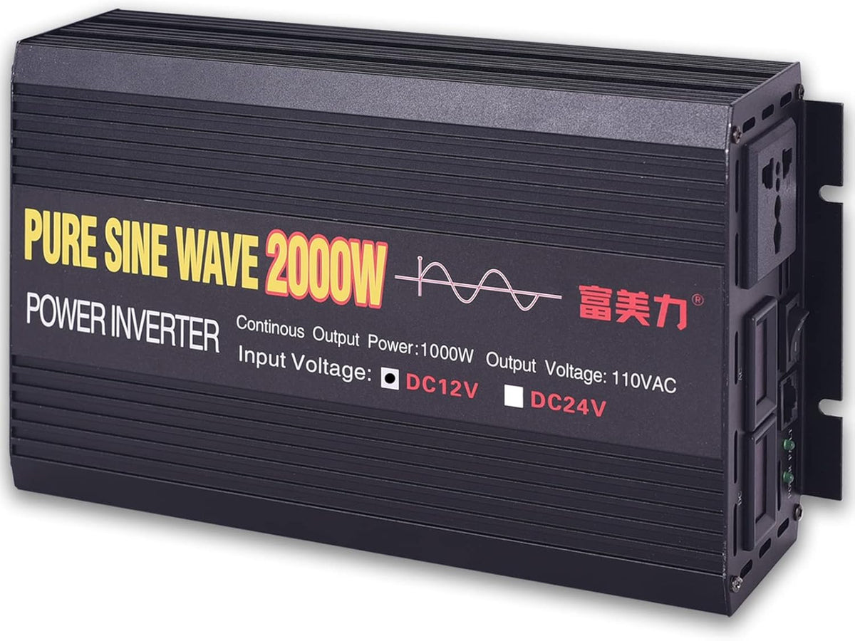 12V to 110V Pure Sine Wave Power Inverter 1000W M670