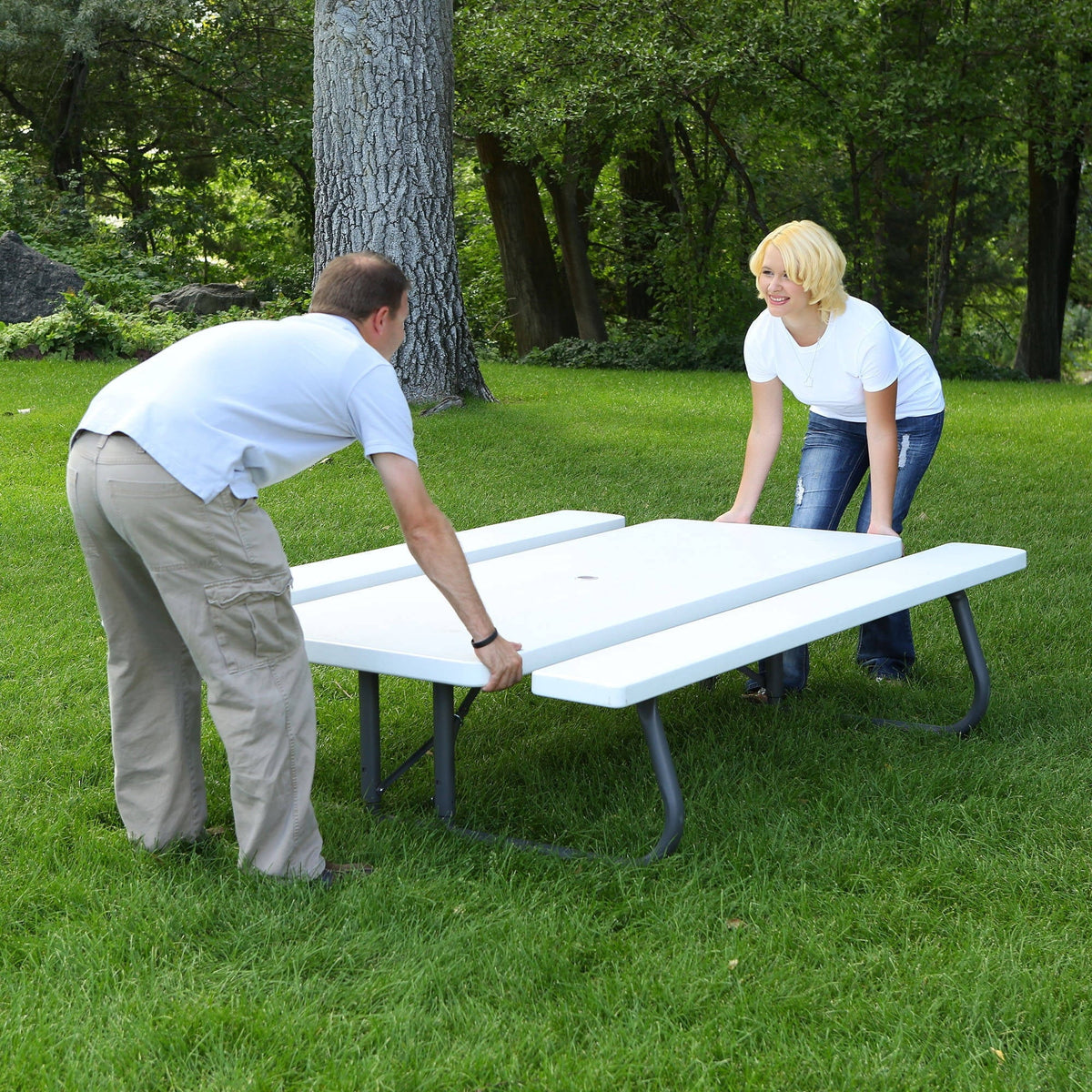 6 Foot Polyethylene Picnic Table T211425