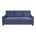 Blue Fabric Upholstered Sofa W1189