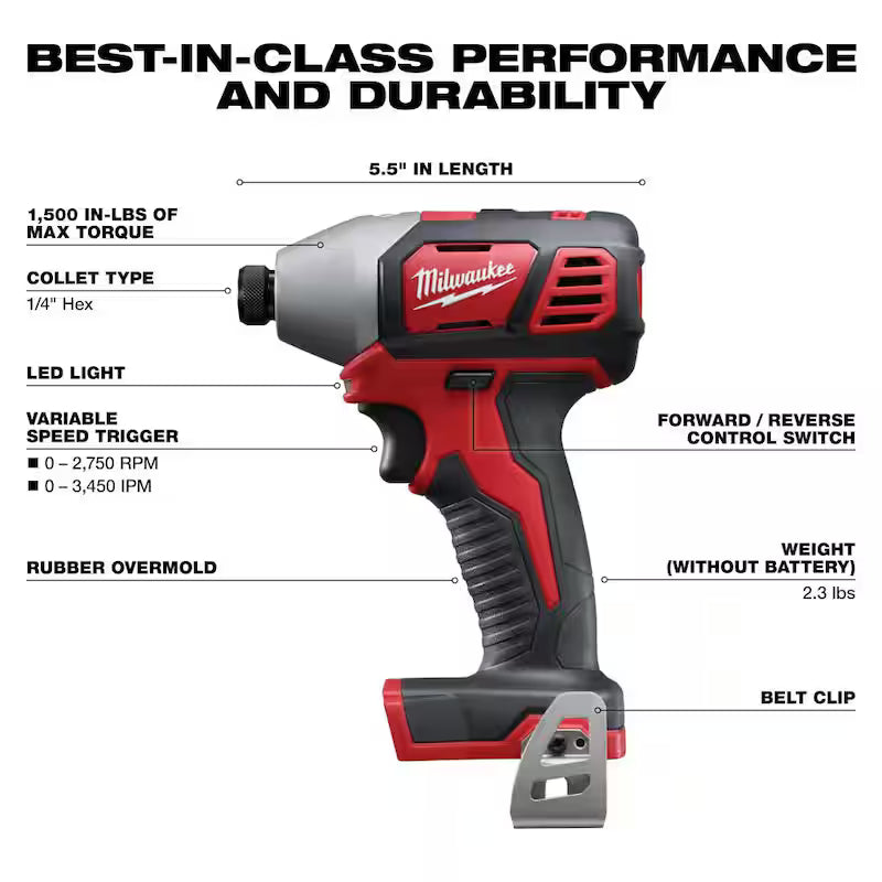 18-Volt Lithium-Ion Cordless 4-Tool Combo Kit with 2.0 Ah Batteries Y7759