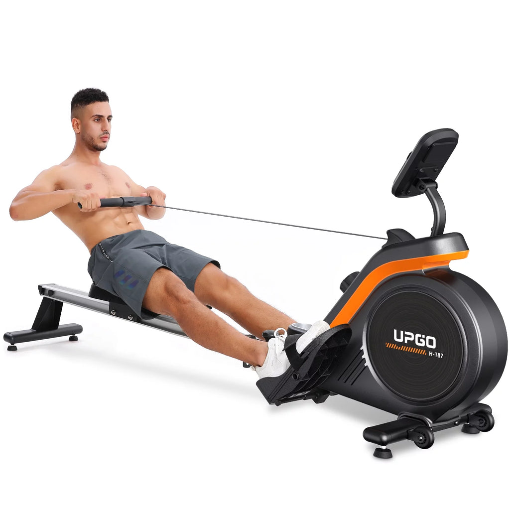 Magnetic Rowing Machine 350lbs Weight Capacity 8 Level Resistance V5226