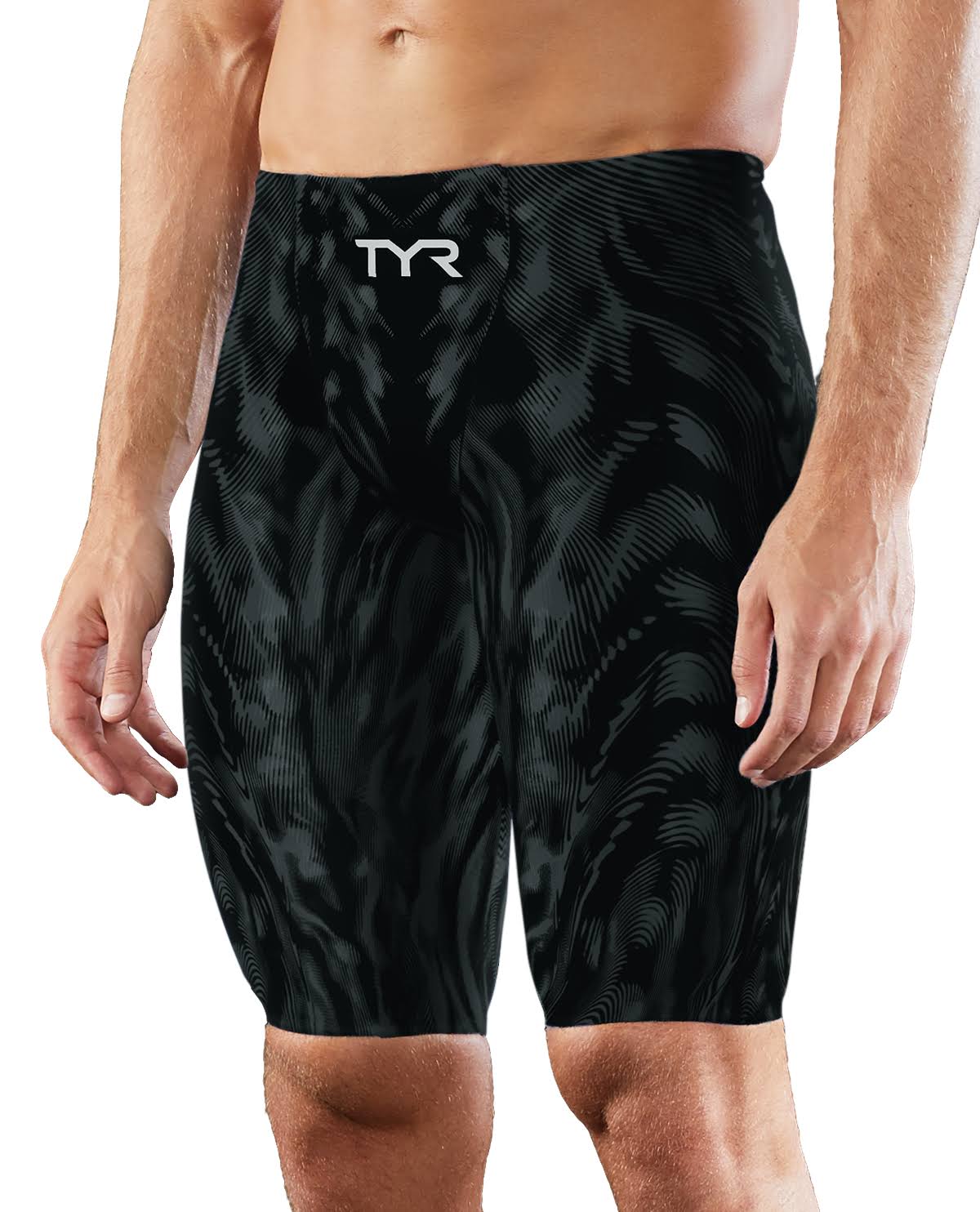 Black High Waist Jammer X37345
