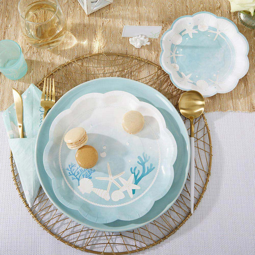 32 Pcs 9 Inch Heavy Duty Disposable Paper Plates T69313