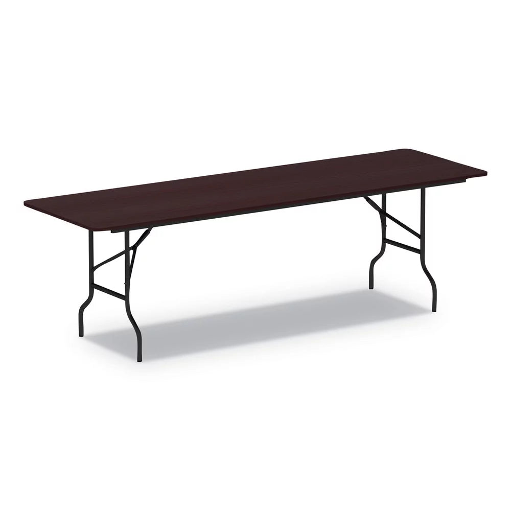 Rectangular Mahogany Wood Folding Table E5956