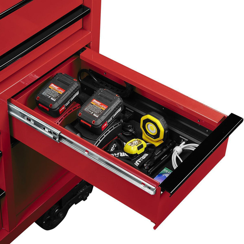 56 in. x 22 in. Red Roll Cab Q328