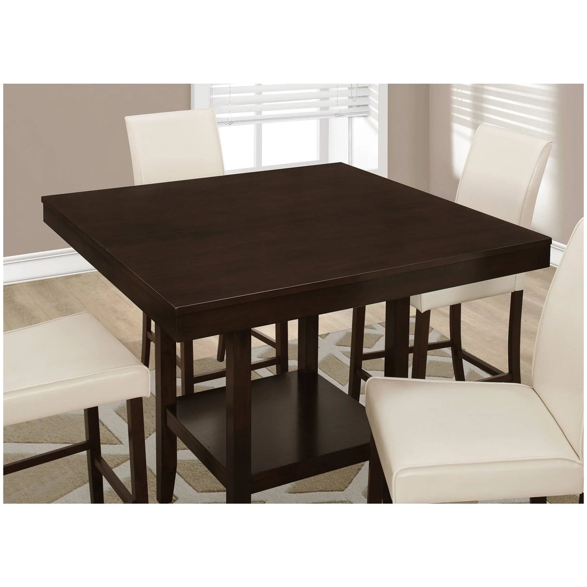 Cappuccino Counter Height Dining Table N919