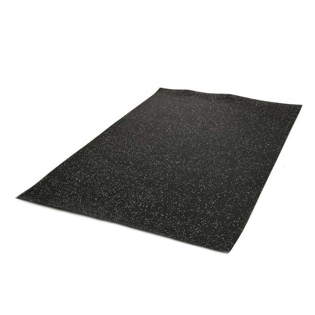 8mm Thick Rubber Gym Flooring Mats, 4ft x 6ft, Grey S52320