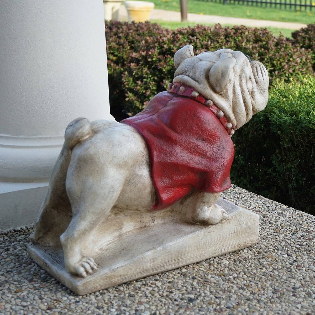 Bulldog College Mascot 14in Statue A233217