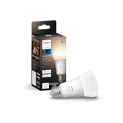 75W A19 White and Color Ambiance LED Smart Bulb Pack of 4 L914