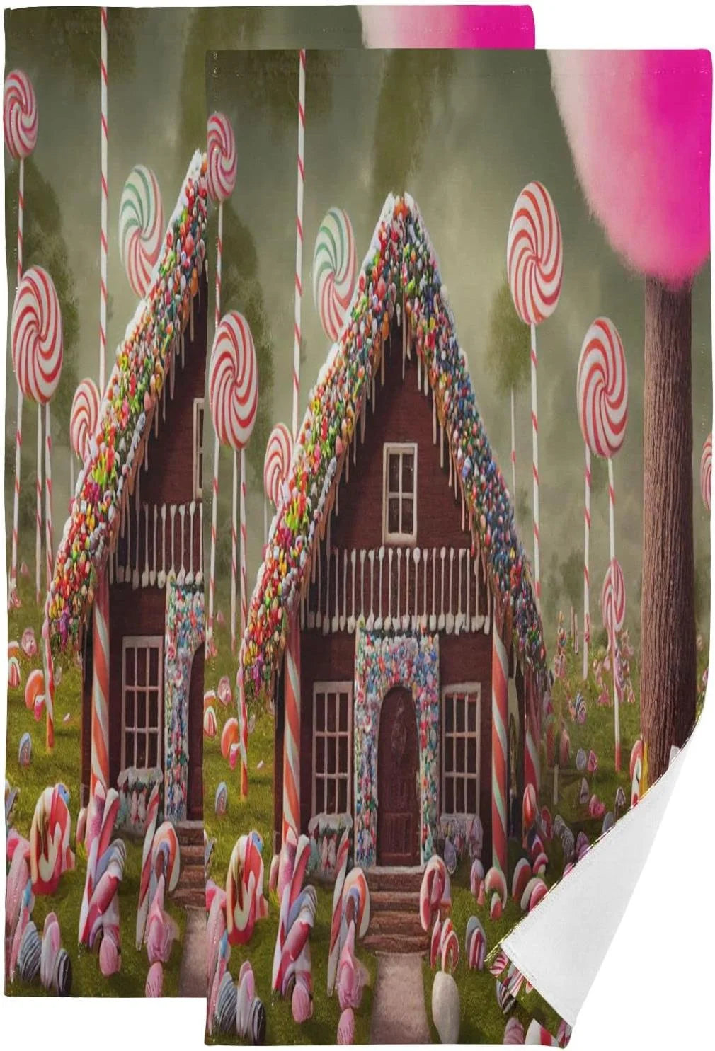 Gingerbread House Hand Towels 2 Pack Y784469