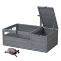 Large Wooden Tortoise House Enclosure with Support Frame F4115