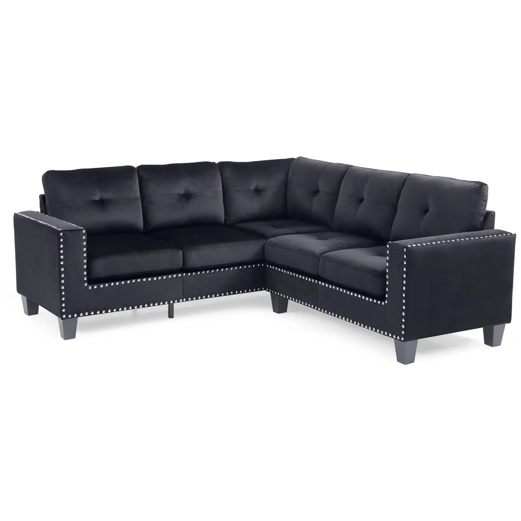 Black Sectional M49396