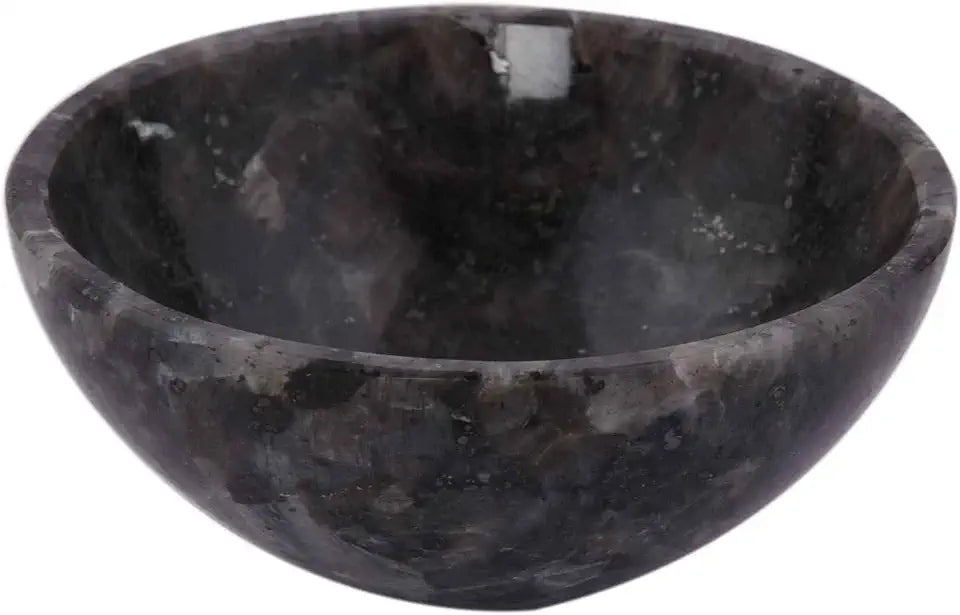 Handmade Carved Larvikite Stone Bowl D633234
