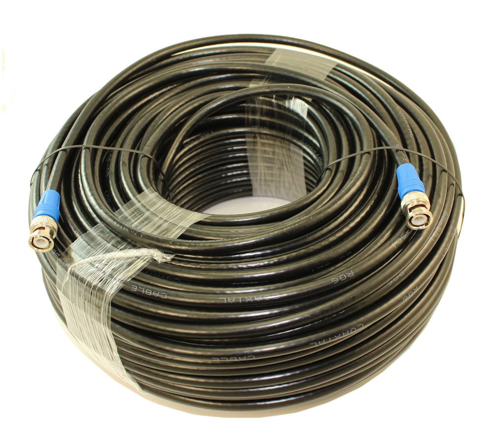 250ft 6G-SDI 4K BNC Coax Cable RG6 18AWG Male to Male N88334