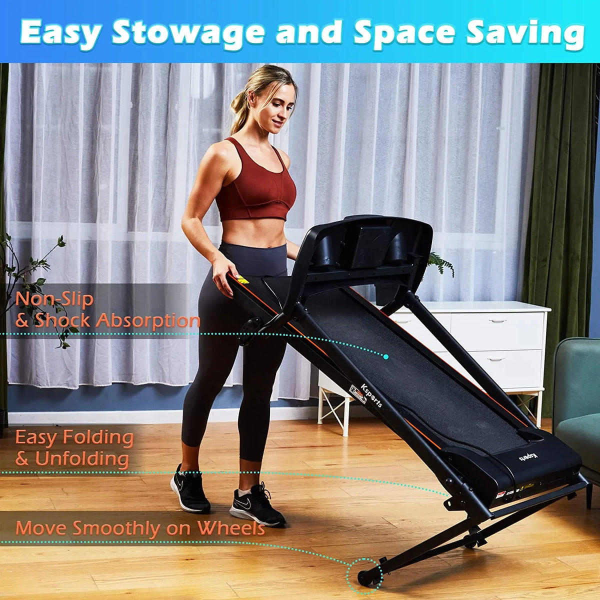 Multi Function Treadmill with Inclines K29665