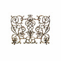 Cast Iron Fireplace Screen Matte Black Z4483