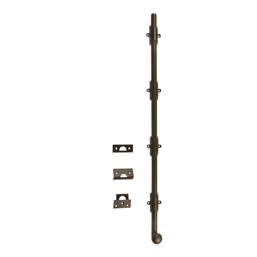 Solid Brass 24x22 Heavy Duty Surface Bolt Oil-Rubbed Bronze W75842