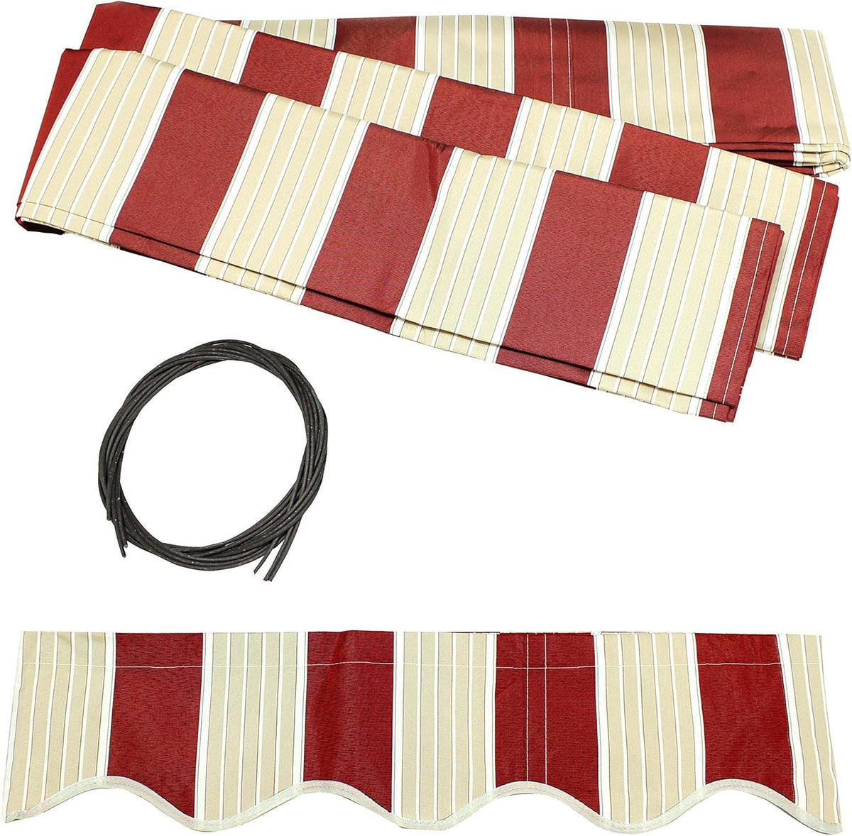 12x10 Feet Polyester Patio Awning Fabric Replacement Z2087