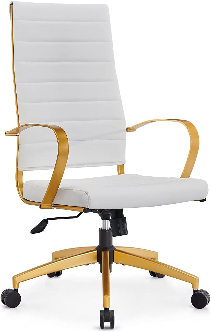 Gold Ergonomic High Back Office Chair with Lumbar Support X9143