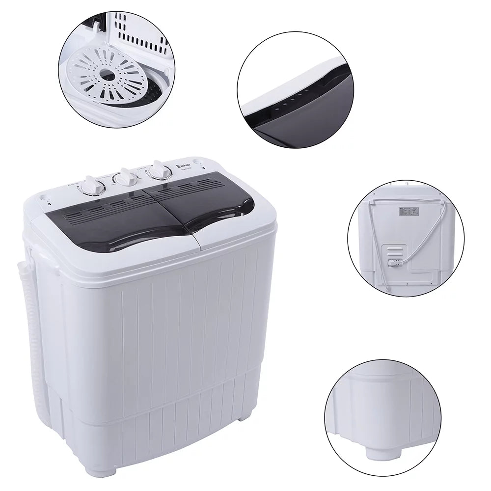 Portable Compact Semi-Automatic Washer 14.3 lb Capacity Y51498