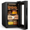 16L Electric Cigar Humidor Cabinet for 100 Counts with Digital Hygrometer Q7151