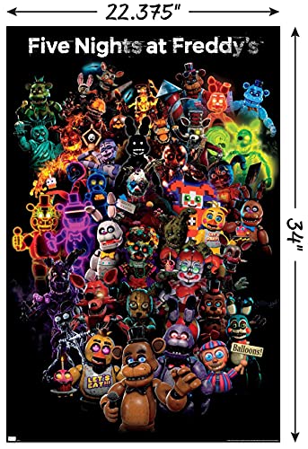 Five Nights at Freddy's Wall Poster 22.375" x 34" Unframed R3983