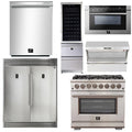 36 Dual Fuel Range, Range Hood, Refrigerator, Microwave, Dishwasher, Wine Cooler S9499
