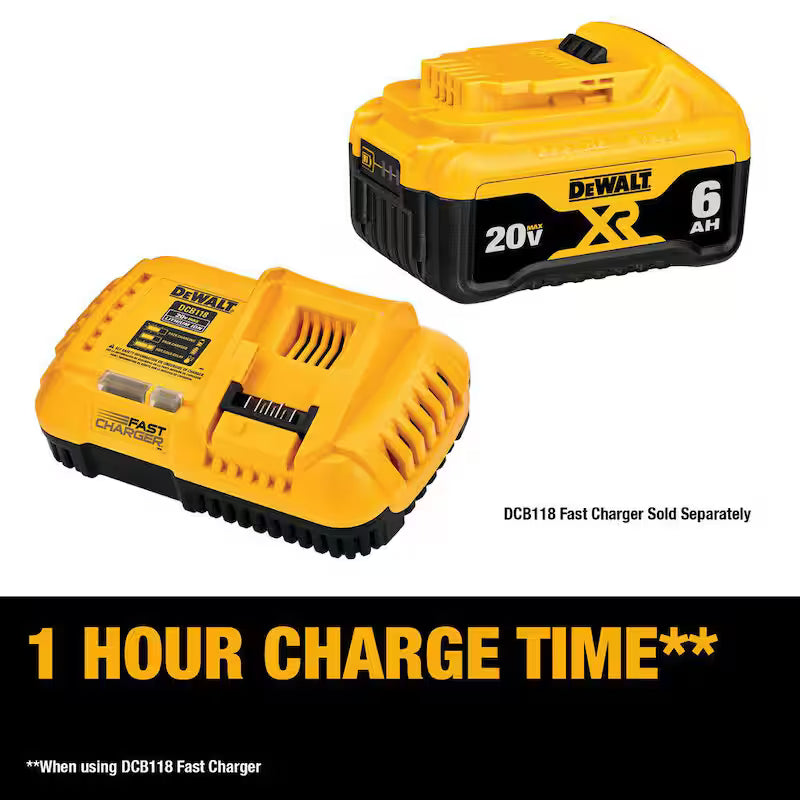 20V MAX XR Lithium-Ion 6.0Ah Battery Pack 2 Pack D912