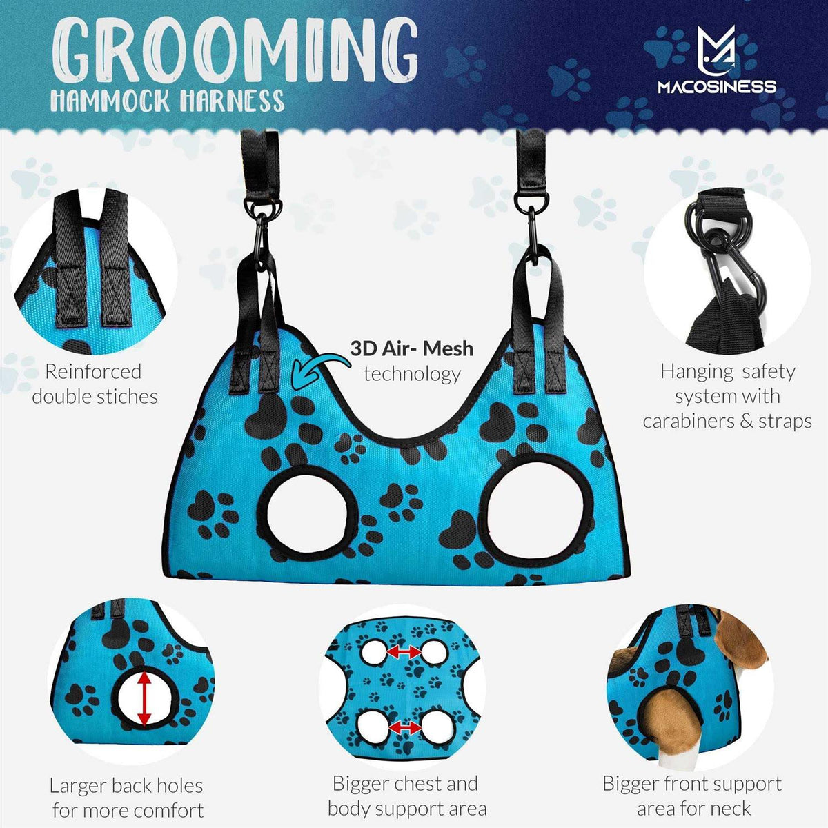 Pet Grooming Hammock Set N94904