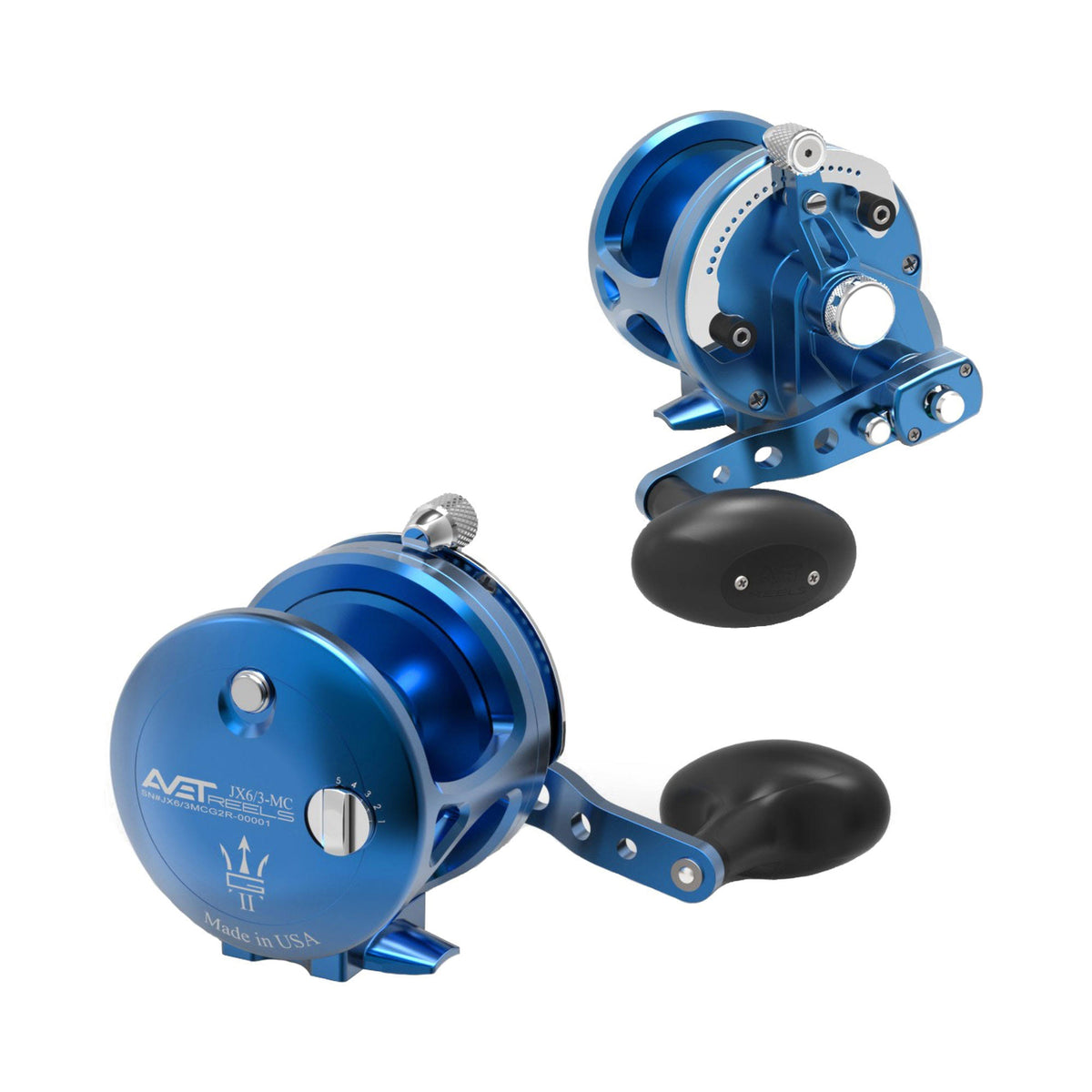 Silver Left-Hand Single Speed Reel J525