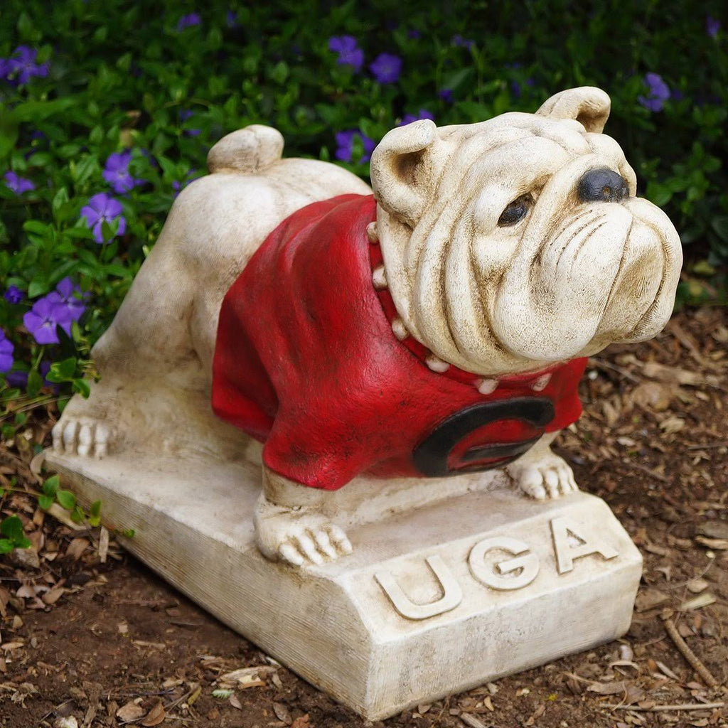 Bulldog College Mascot 14in Statue A233217