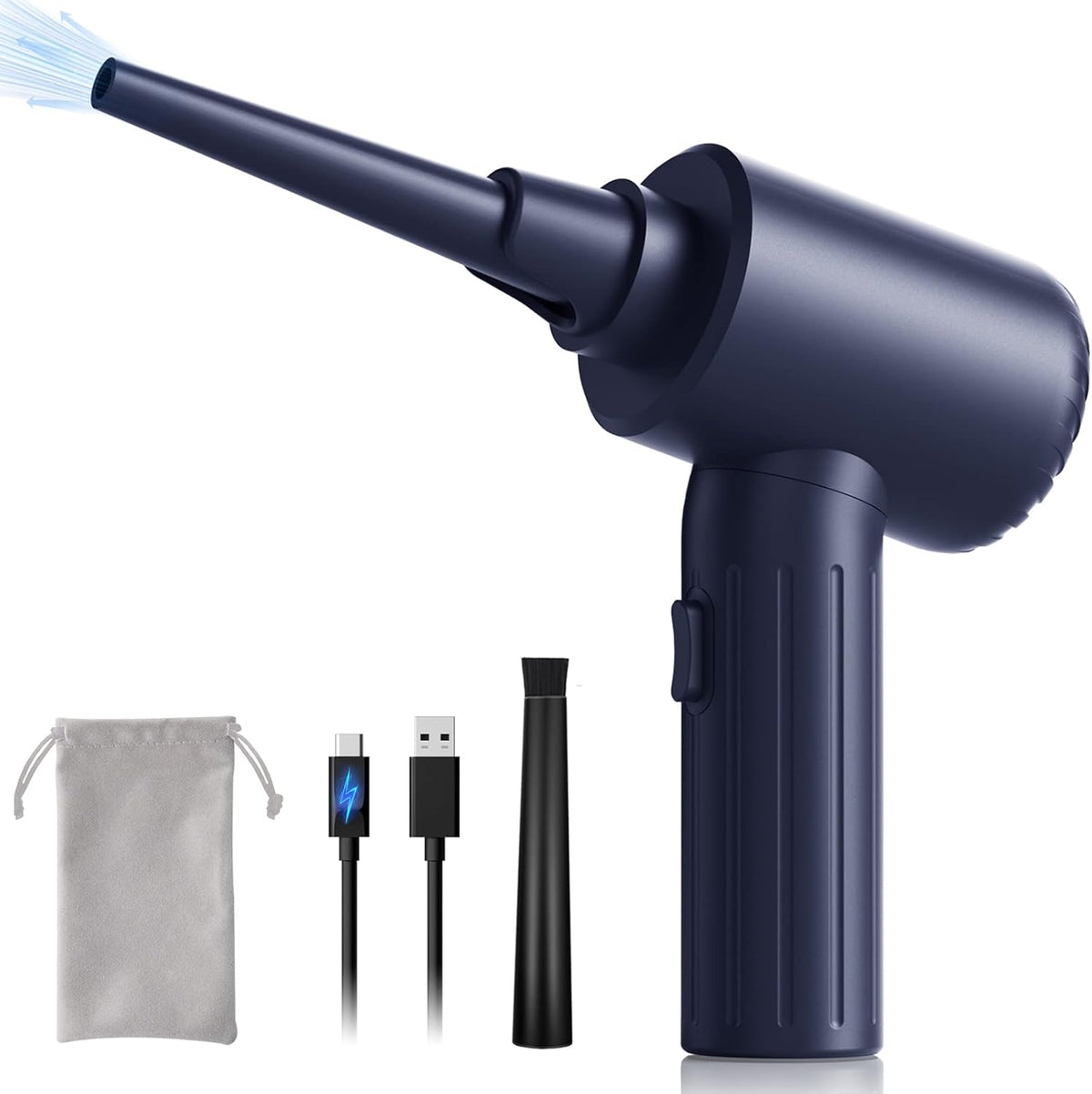 Cordless Electric Air Duster 3-Gear 7500mAh Pack of 2 N846