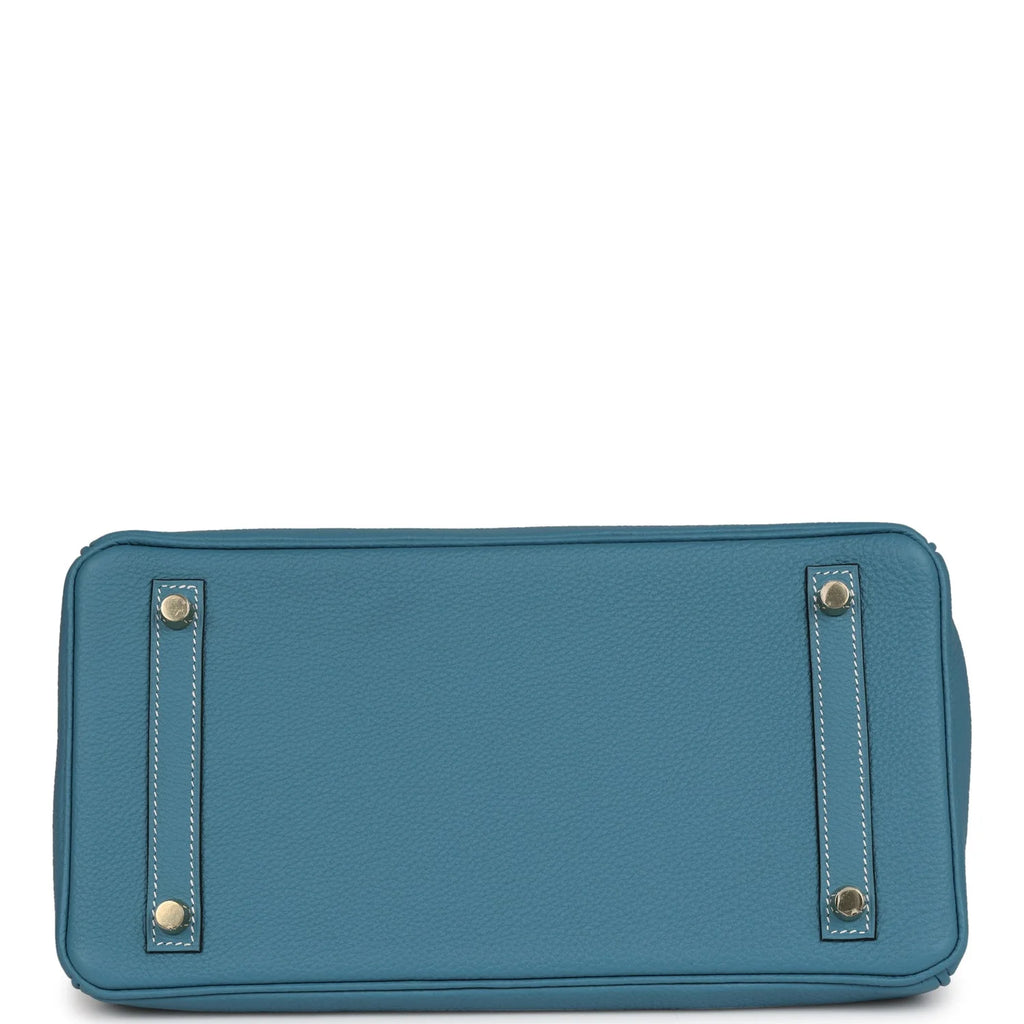 Blue Jean Togo Leather Bag C258448