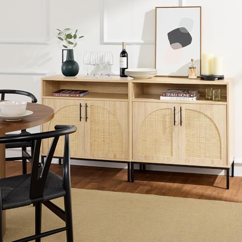 2-Door Rattan Storage Cabinet S679248