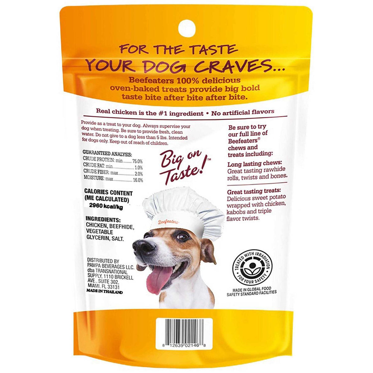 Oven Baked Beefhide Chicken Twists Dog B165097