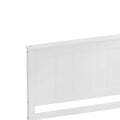 Queen White Platform Bed Frame with Headboard L2393